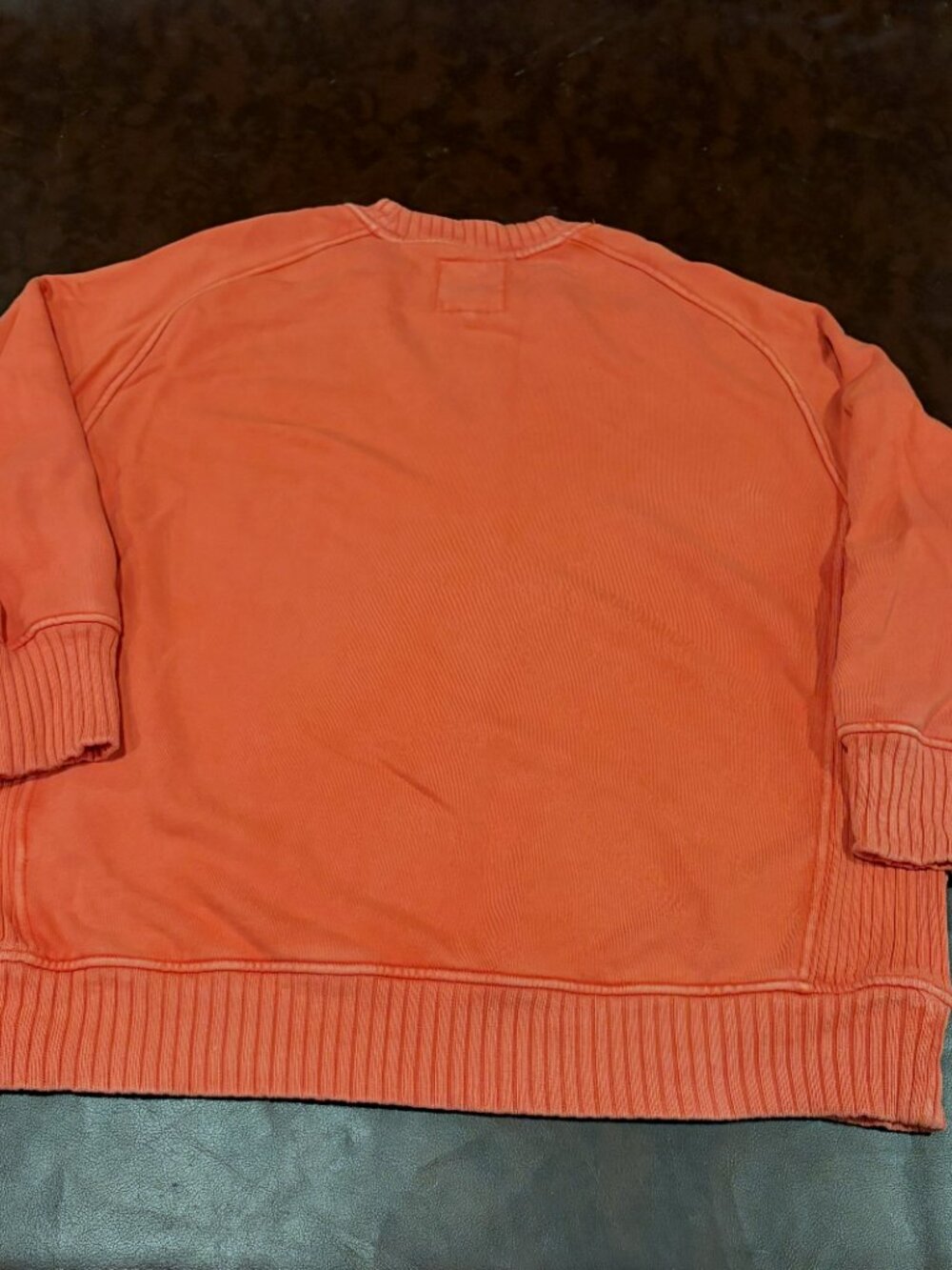 Coral wash Aerie "Mind In The Mtns" oversized crewneck sweatshirt, size M - Picture 13 of 14